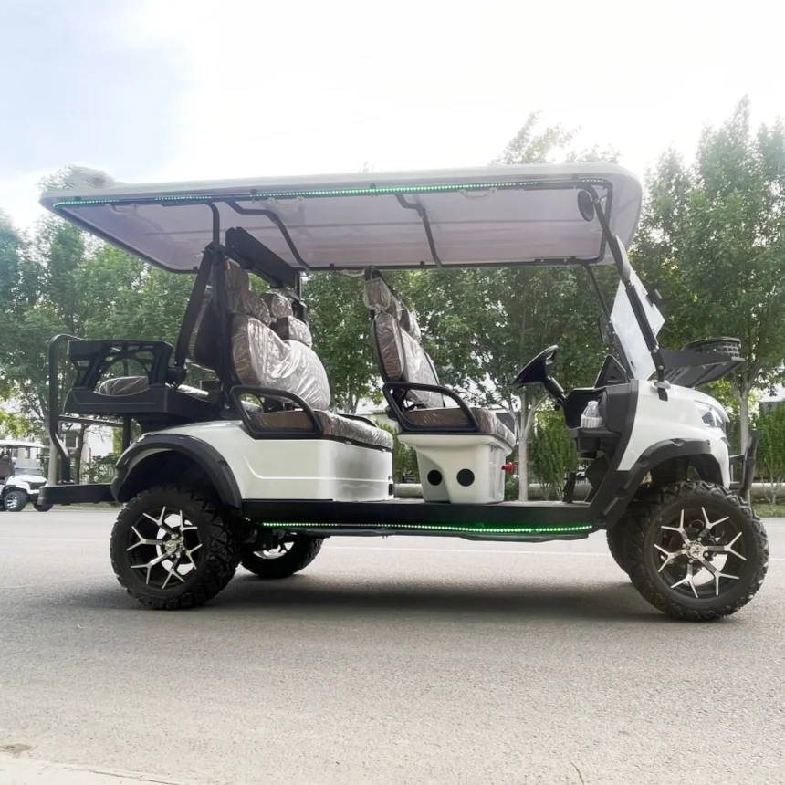 CE Approved New Energy Electric Golf Cart 6 Seater With Beautiful Color Lead-Acid Battery And Lithium Battery Optional Powered
CE Approved New Energy Electric Golf Cart 6 Seater With Beautiful Color Lead-Acid Battery And Lithium Battery Optional Powered