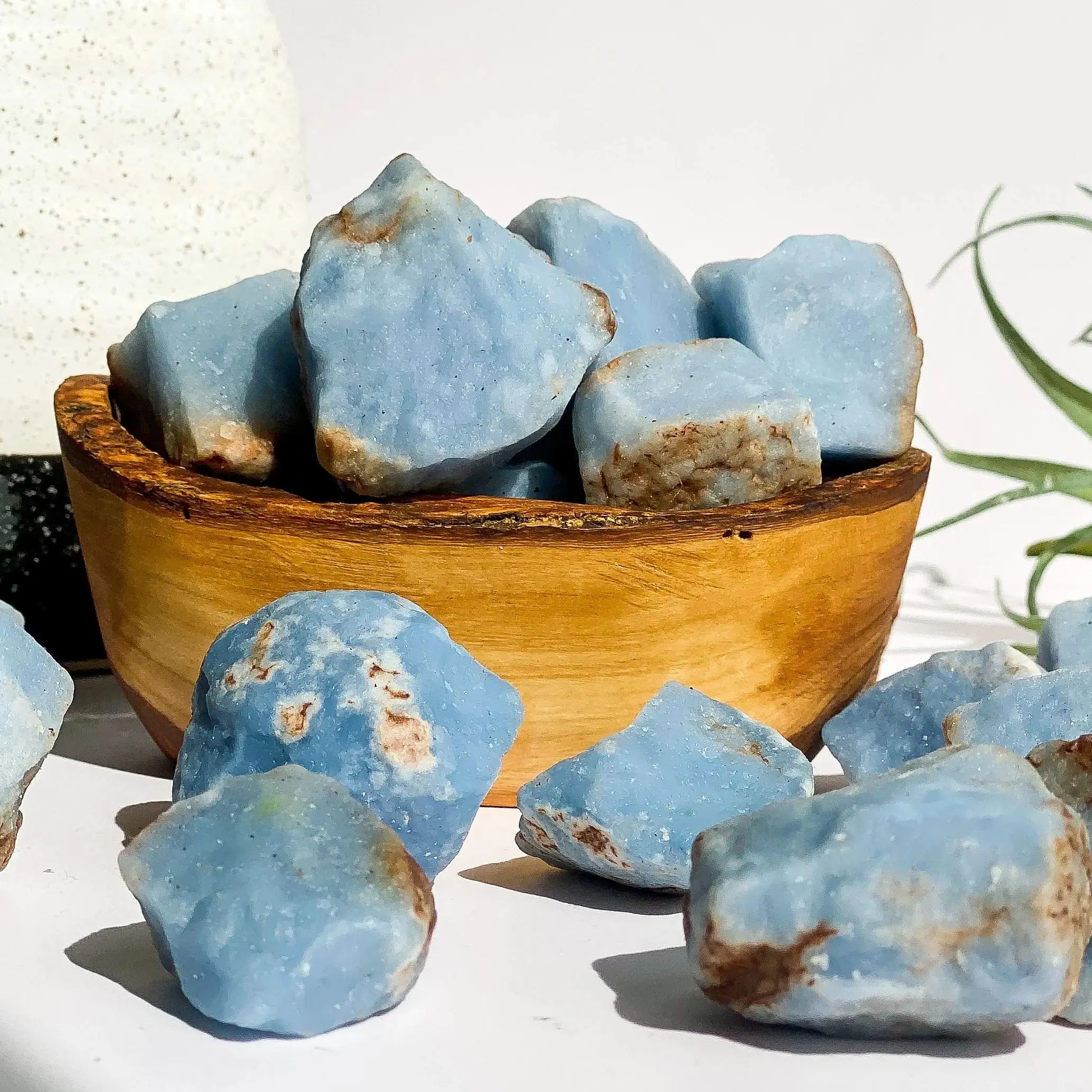 Natural Angelite Raw Stone - Mineral Crystal Collection Perfect Home Decor - Unique Holiday Gift for Collectors
Natural Angelite Raw Stone - Mineral Crystal Collection Perfect Home Decor - Unique Holiday Gift for Collectors