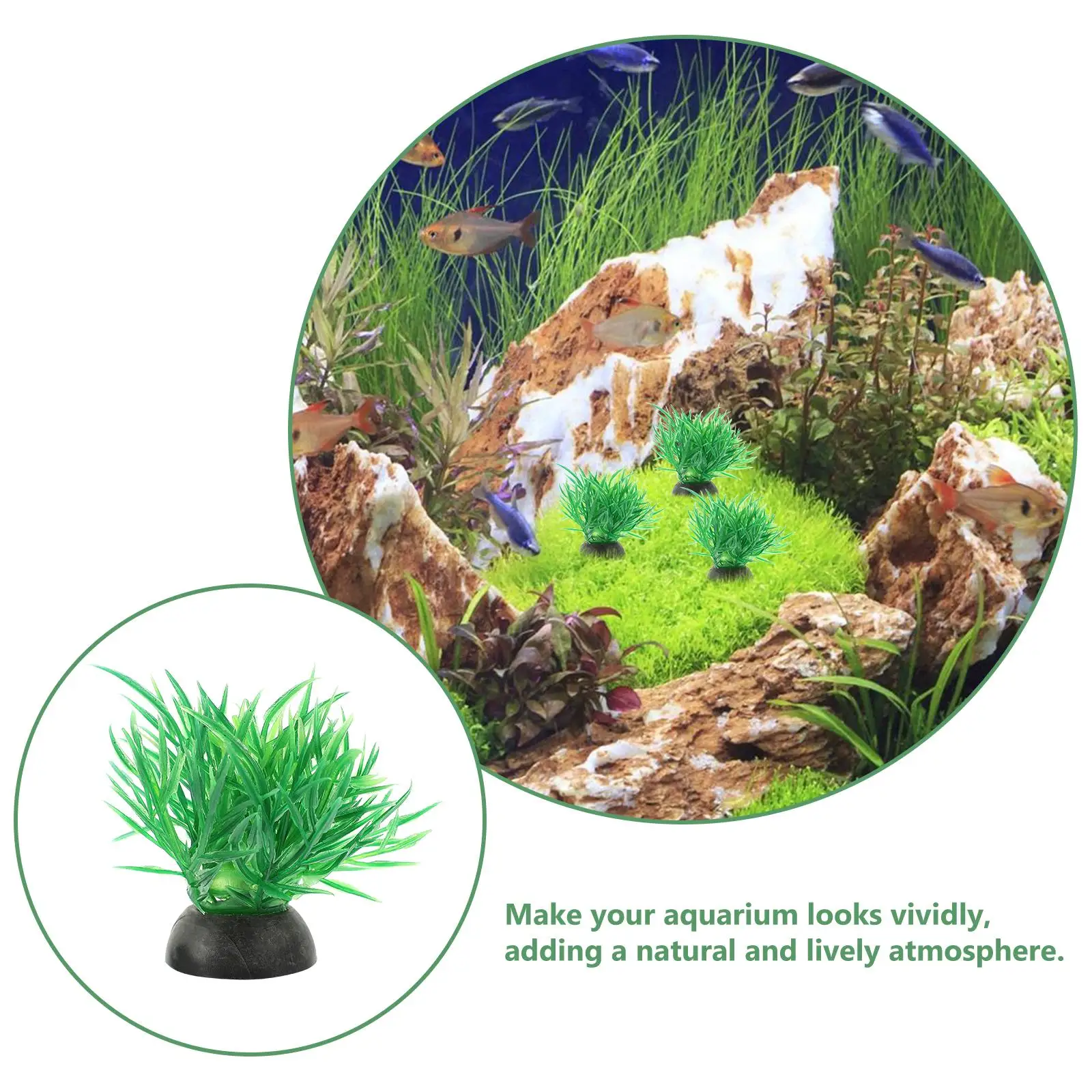 20 Pcs Tall Aquarium Plants Plastic Fish Tank Decorations Lifelike Faux Plant for Betta Leaf Waterproof Accessories
20 Pcs Tall Aquarium Plants Plastic Fish Tank Decorations Lifelike Faux Plant for Betta Leaf Waterproof Accessories