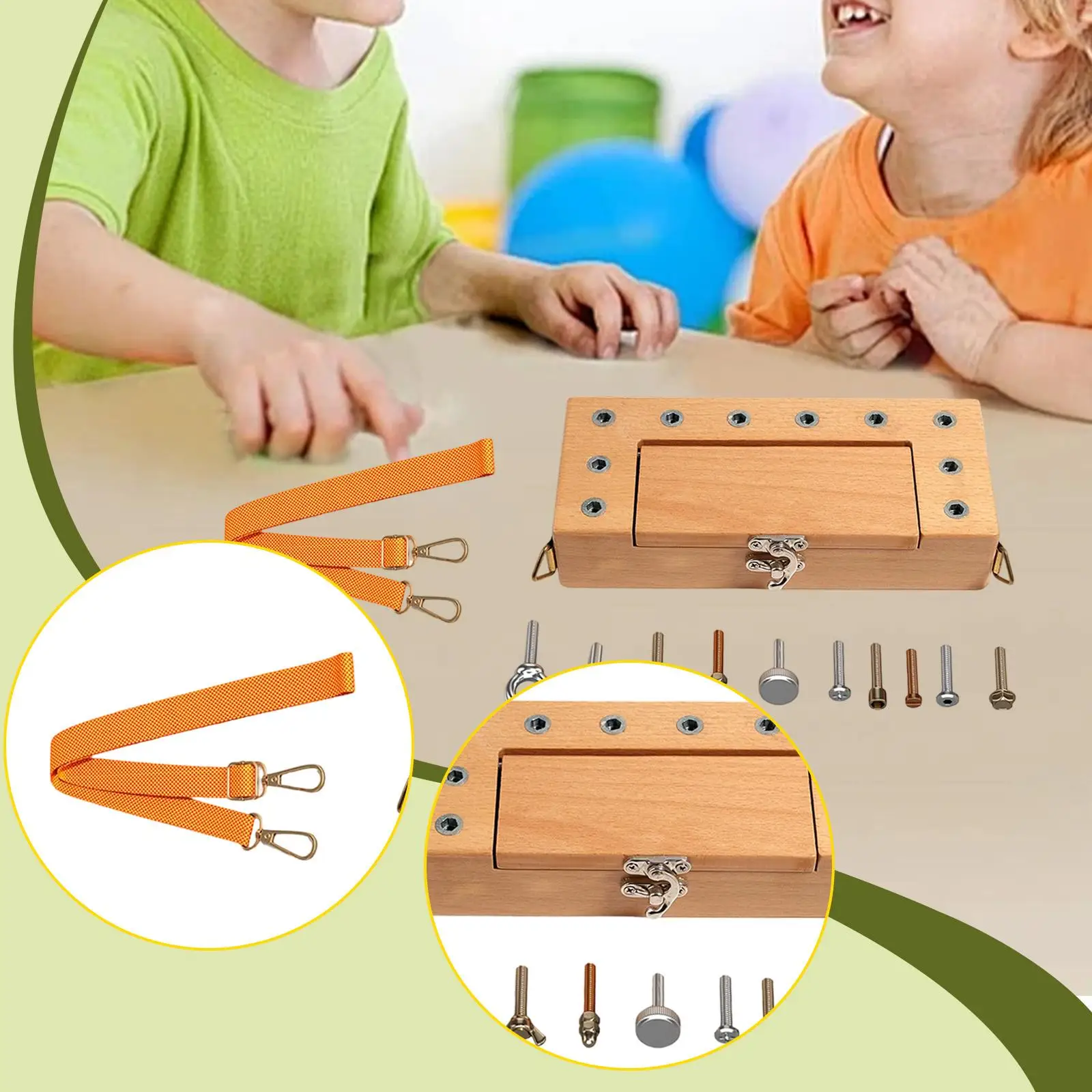 15 Pieces Screwdriver Board Set Nut Bolt Preschool Learning Fine Motor Skills Busy Board for 2 3 4 5 Year Old Christmas Gifts
15 Pieces Screwdriver Board Set Nut Bolt Preschool Learning Fine Motor Skills Busy Board for 2 3 4 5 Year Old Christmas Gifts