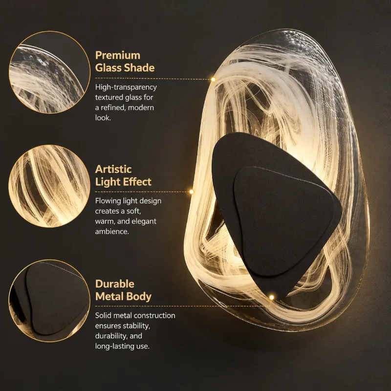 New Postmodern Creative Marble Glass Wall Lamp for Scandinavian Living Room TV Background Wall Light Bedroom Lamp
New Postmodern Creative Marble Glass Wall Lamp for Scandinavian Living Room TV Background Wall Light Bedroom Lamp