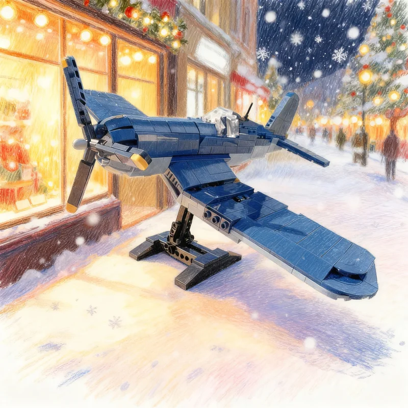858PCS MOC Creative Model F4U 1 Corsair 35 Scale Premium Display Assembly Building Blocks DIY Gift Collectible Decoration Set
858PCS MOC Creative Model F4U 1 Corsair 35 Scale Premium Display Assembly Building Blocks DIY Gift Collectible Decoration Set