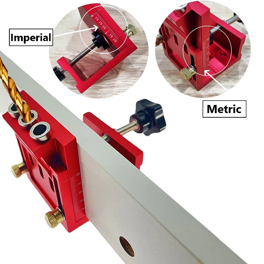 Adjustable Pocket Hole Jig Kit for Woodworking Metal Drilling Locator with Self Tightening Clamp and Multi Purpose Drill Guide
Adjustable Pocket Hole Jig Kit for Woodworking Metal Drilling Locator with Self Tightening Clamp and Multi Purpose Drill Guide