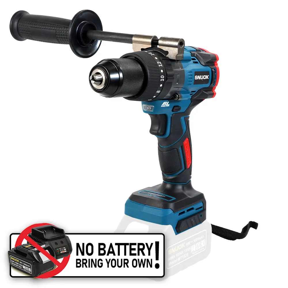 SUNOK 25+3 150N.m Brushless Electric Drill No Battery 1.5-13mm 32000 IPM Car Repair Electric Screwdriver For Makita 18V Battery
SUNOK 25+3 150N.m Brushless Electric Drill No Battery 1.5-13mm 32000 IPM Car Repair Electric Screwdriver For Makita 18V Battery