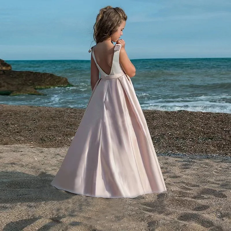 Little Girl Princess Bridesmaid Wedding Party Backless Dress Kids Dresses For Girls ChildChristmas Teens Formal Long Prom Gown
Little Girl Princess Bridesmaid Wedding Party Backless Dress Kids Dresses For Girls ChildChristmas Teens Formal Long Prom Gown