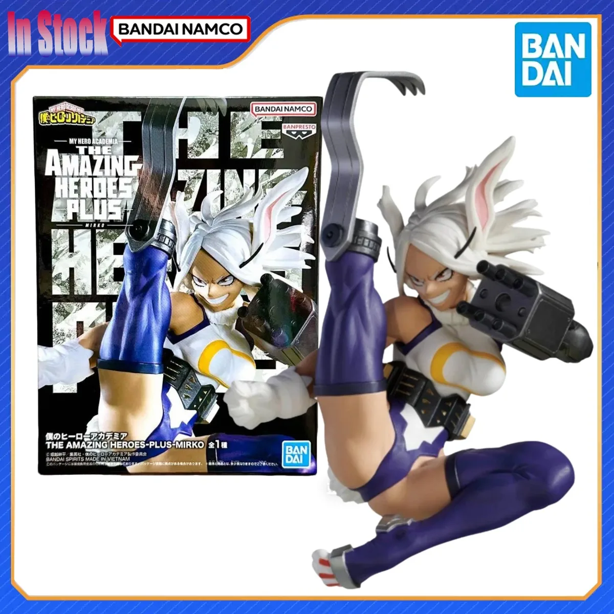 Подлинная Bandai Original Banpresto The Amazing Heroes My Hero Academia 16 см Mirko, комплект модели экшн-фигурки, детский подарок, модель ручной работы
Подлинная Bandai Original Banpresto The Amazing Heroes My Hero Academia 16 см Mirko, комплект модели экшн-фигурки, детский подарок, модель ручной работы