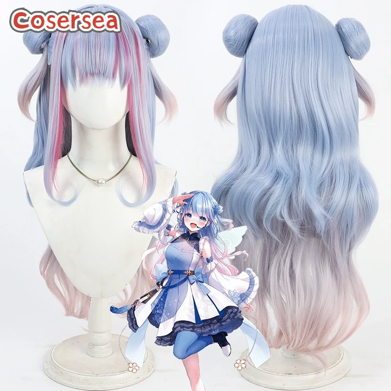 Cosersea Aoi Sakura Cosplay Wigs With Buns Virtual YouTuber Aoi Sakura 70cm Long Blue Mixed Wig Synthetic Hair Heat Resistant
Cosersea Aoi Sakura Cosplay Wigs With Buns Virtual YouTuber Aoi Sakura 70cm Long Blue Mixed Wig Synthetic Hair Heat Resistant