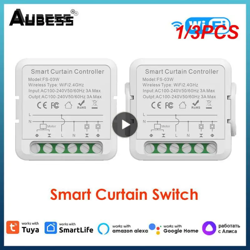 1/3PCS Tuya WiFi Smart Life Smart Switch For Blind Motor Rolling Shutter Doors Work With Amazon Alexa And Home
1/3PCS Tuya WiFi Smart Life Smart Switch For Blind Motor Rolling Shutter Doors Work With Amazon Alexa And Home
