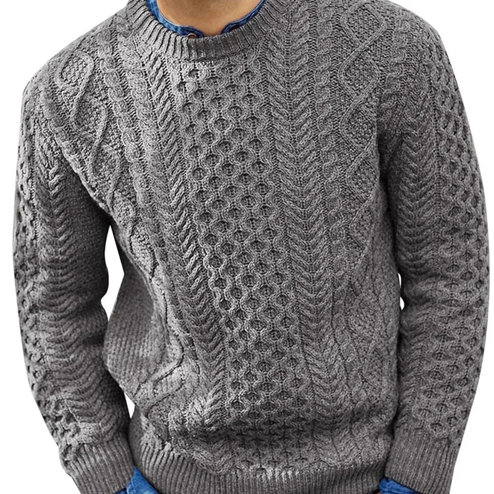 Новая зимняя шерстяная трикотажная одежда для мужчин, розовый городской молодежный стиль, круглый вырез, длинный рукав, облегающий пуловер
Новая зимняя шерстяная трикотажная одежда для мужчин, розовый городской молодежный стиль, круглый вырез, длинный рукав, облегающий пуловер