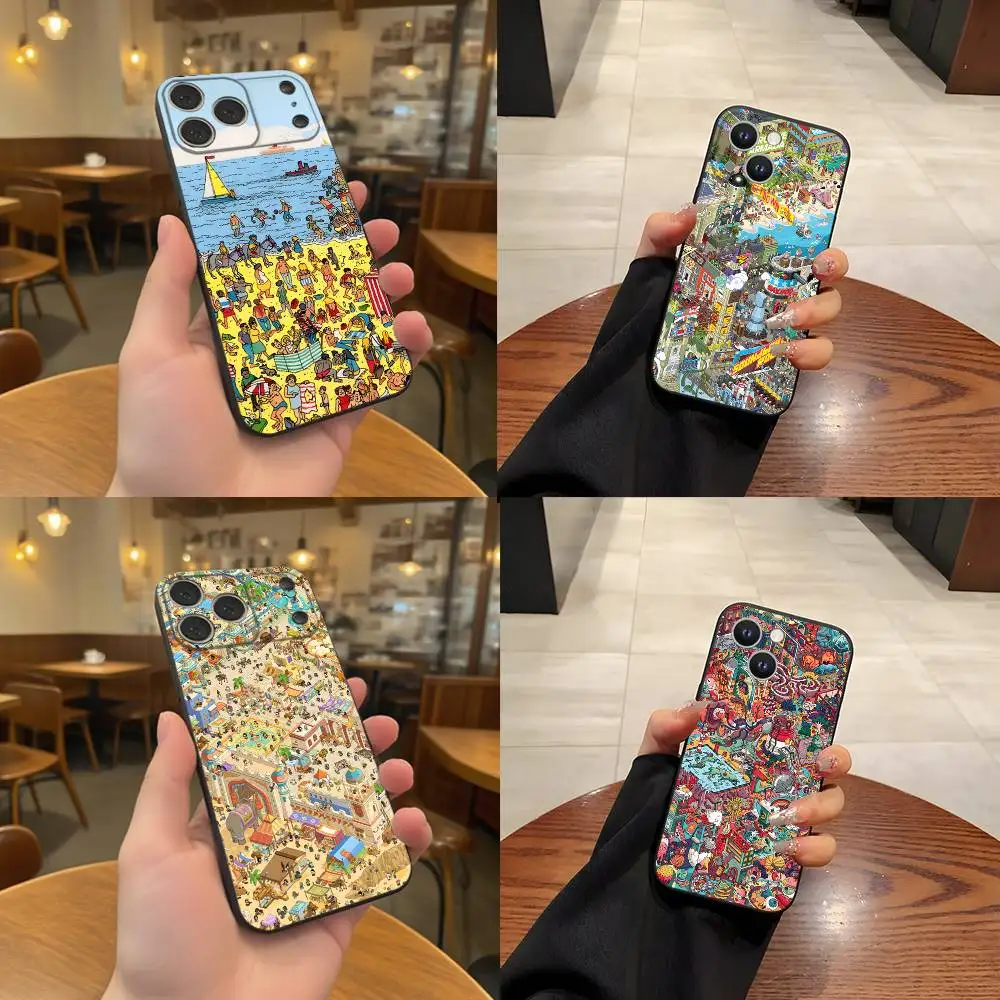 Game Wheres W-WallyS Waldo Book Phone Case For iPhone 17,16,15,14,13,12,11,Pro,Max,Plus Black Shockproof Soft Cover
Game Wheres W-WallyS Waldo Book Phone Case For iPhone 17,16,15,14,13,12,11,Pro,Max,Plus Black Shockproof Soft Cover