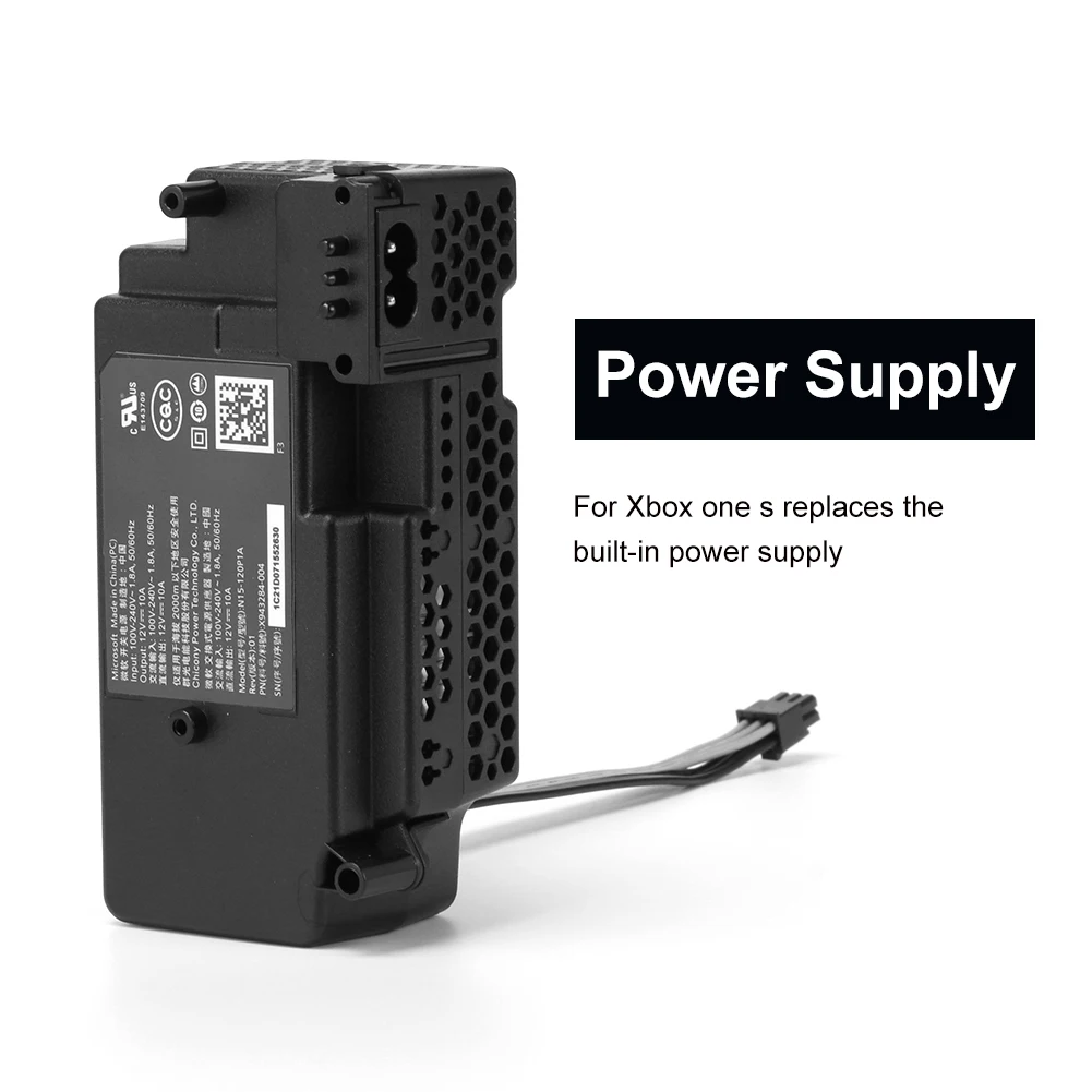 Power Supply Adapter Replacement Internal Power Board Charger Game Console Accessories for Xbox One X/Xbox One S
Power Supply Adapter Replacement Internal Power Board Charger Game Console Accessories for Xbox One X/Xbox One S