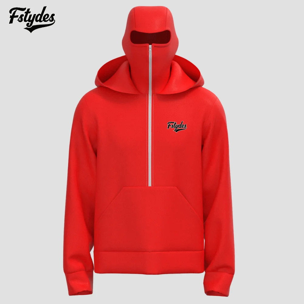 Fstydes Men's Balaclava hoodie Spring Casual Sweatshirt Hooded Mask Zipper Design Street Blazer for Men
Fstydes Men's Balaclava hoodie Spring Casual Sweatshirt Hooded Mask Zipper Design Street Blazer for Men
