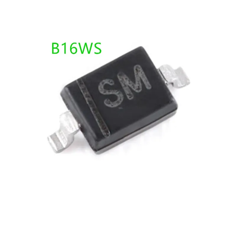 20PCS B16WS Schottky diodes Voltage: 60V Current: 1A SOD-323 100% new original
20PCS B16WS Schottky diodes Voltage: 60V Current: 1A SOD-323 100% new original