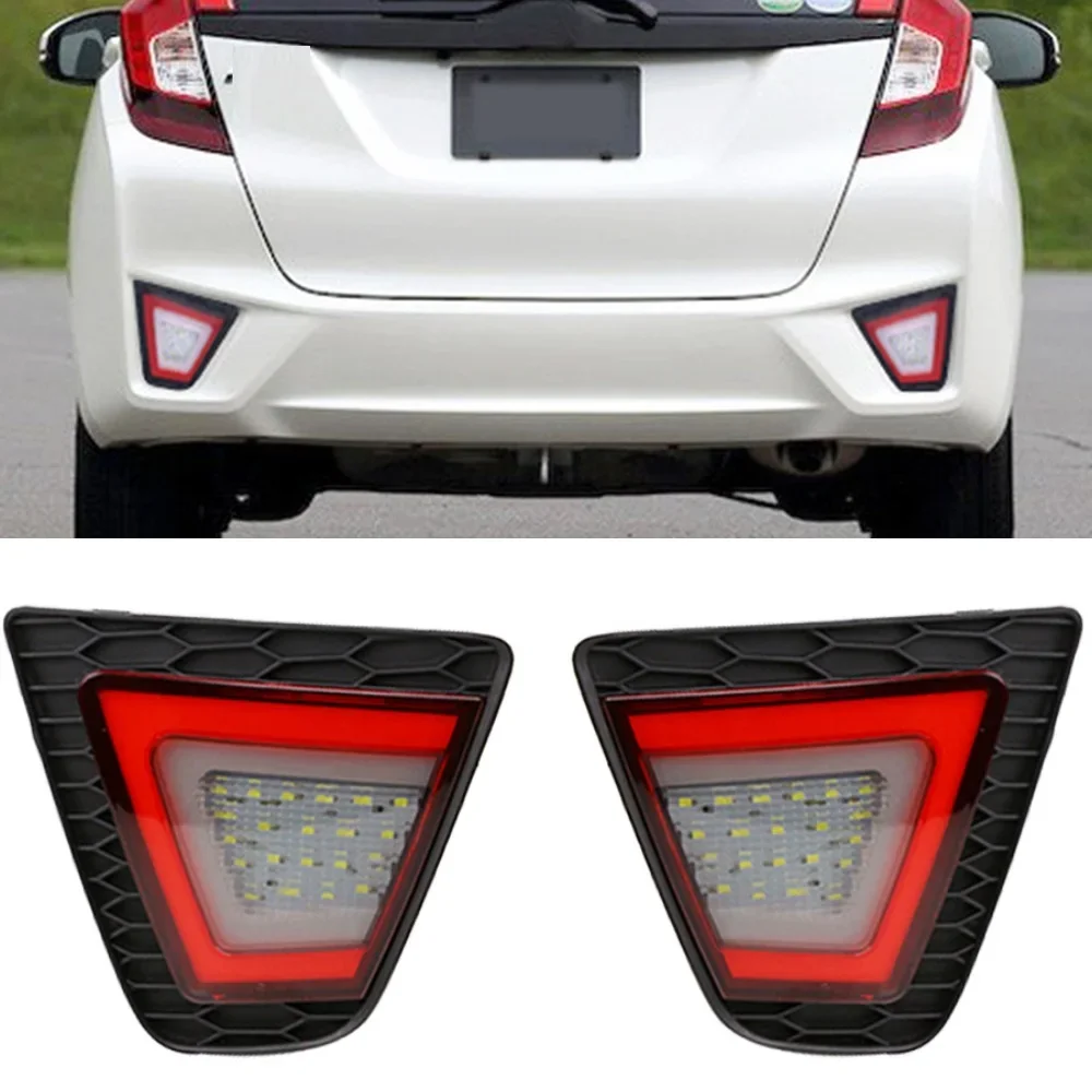 Rear bumper light day light brake light Turn signal for Honda Fit Us version 2014 2015 2016 2017
Rear bumper light day light brake light Turn signal for Honda Fit Us version 2014 2015 2016 2017