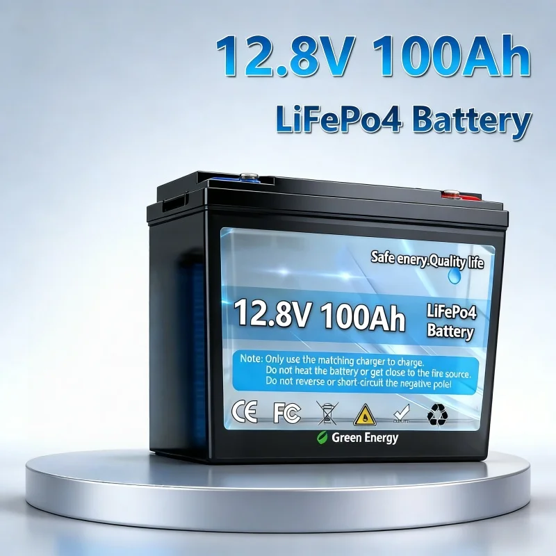 12.8V LiFePO4 100Ah Lithium Battery Built-in 200A BMS 6000 Cycles for Solar Camping Home Backup
12.8V LiFePO4 100Ah Lithium Battery Built-in 200A BMS 6000 Cycles for Solar Camping Home Backup