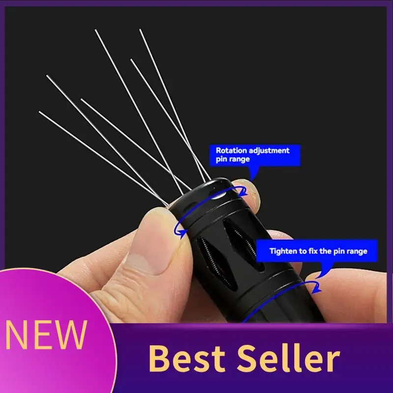 WDT Tool Espresso 6 Needles Espresso Distribution Tool With Stand Adjustable Coffee Cloth Powder Needle For Cafe Kitchen
WDT Tool Espresso 6 Needles Espresso Distribution Tool With Stand Adjustable Coffee Cloth Powder Needle For Cafe Kitchen
