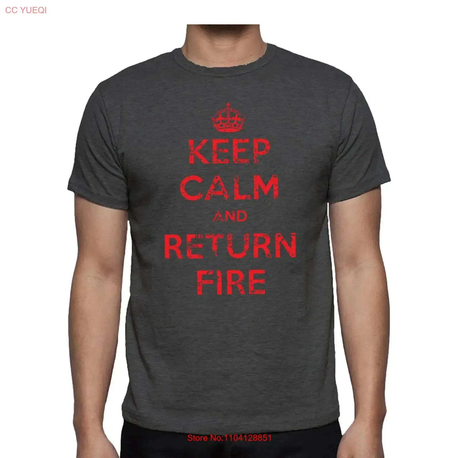 New Keep Calm and Return Fire T Shirt Mens Heavy Cotton All Sizes vintage Washed Comfortable Breathable Casual graphic homme
New Keep Calm and Return Fire T Shirt Mens Heavy Cotton All Sizes vintage Washed Comfortable Breathable Casual graphic homme