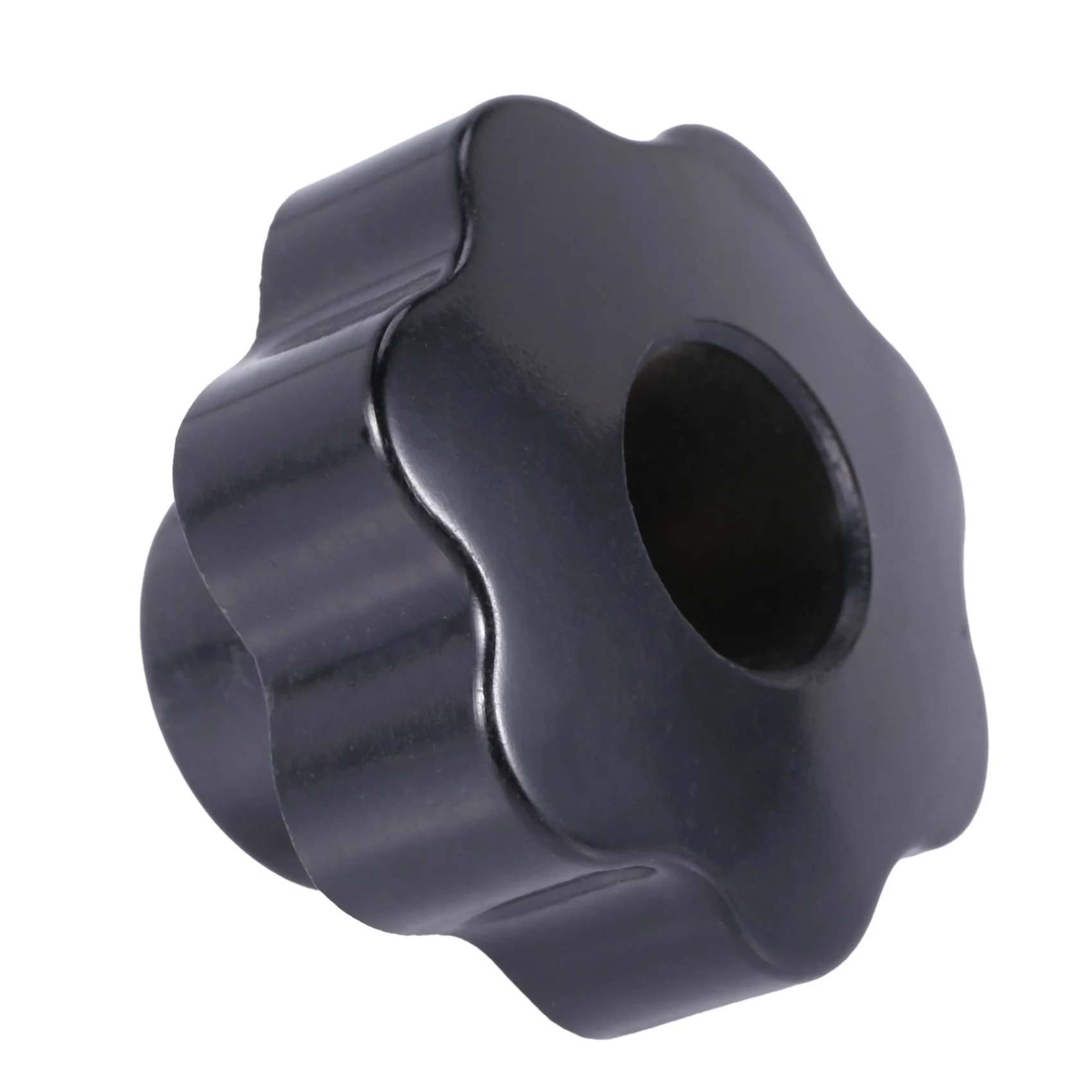 A50U 4X M10 10Mm Dia Thread Black Plastic Star Head Clamping Knob Grip 
A50U 4X M10 10Mm Dia Thread Black Plastic Star Head Clamping Knob Grip