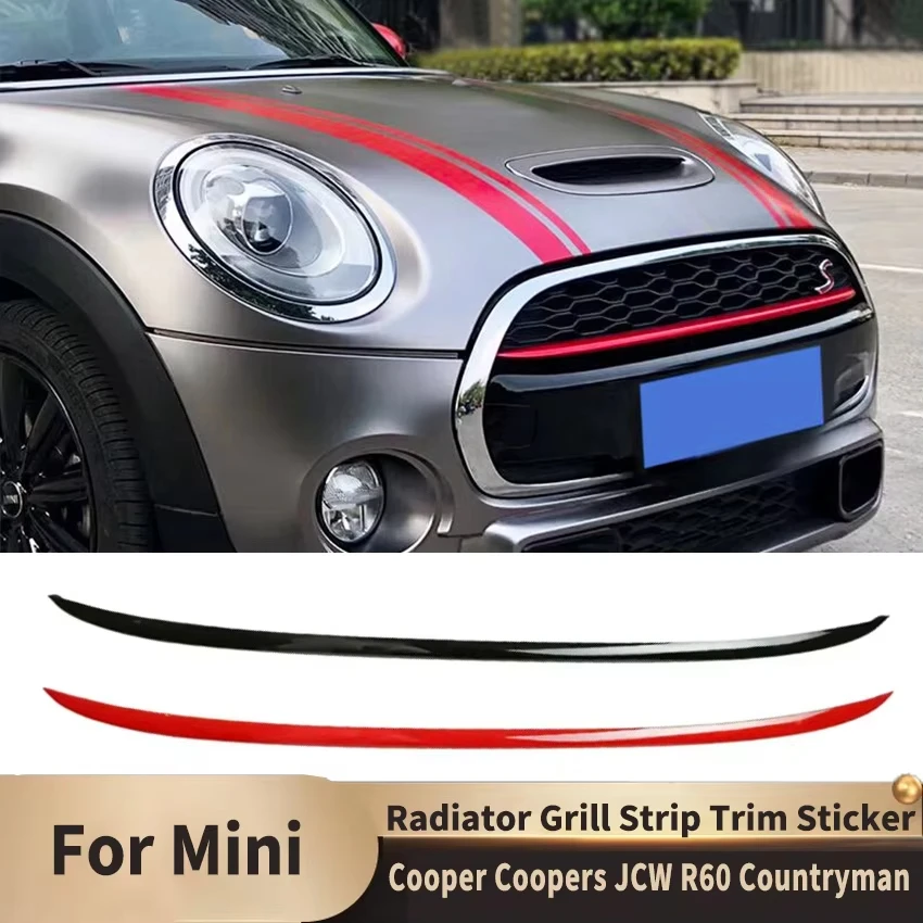 Front Grille Cover Case Decoration Radiator Grill Strip Trim Sticker for Mini Cooper Coopers JCW R60 Countryman Accessories
Front Grille Cover Case Decoration Radiator Grill Strip Trim Sticker for Mini Cooper Coopers JCW R60 Countryman Accessories