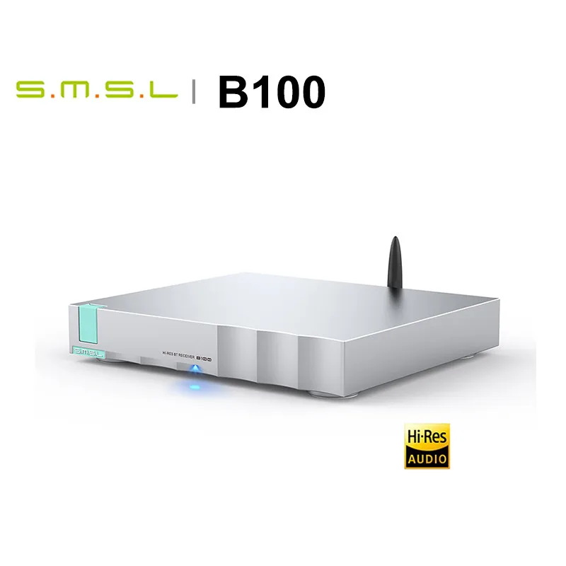 SMSL B100 HI-RES Bluetooth HIFI receiver 5.1 AK4493S DAC LDAC UAT APTX HD SBC AAC 24bit/192kHz RCA/Coaxial/Optical/AES/EBUOutput
SMSL B100 HI-RES Bluetooth HIFI receiver 5.1 AK4493S DAC LDAC UAT APTX HD SBC AAC 24bit/192kHz RCA/Coaxial/Optical/AES/EBUOutput