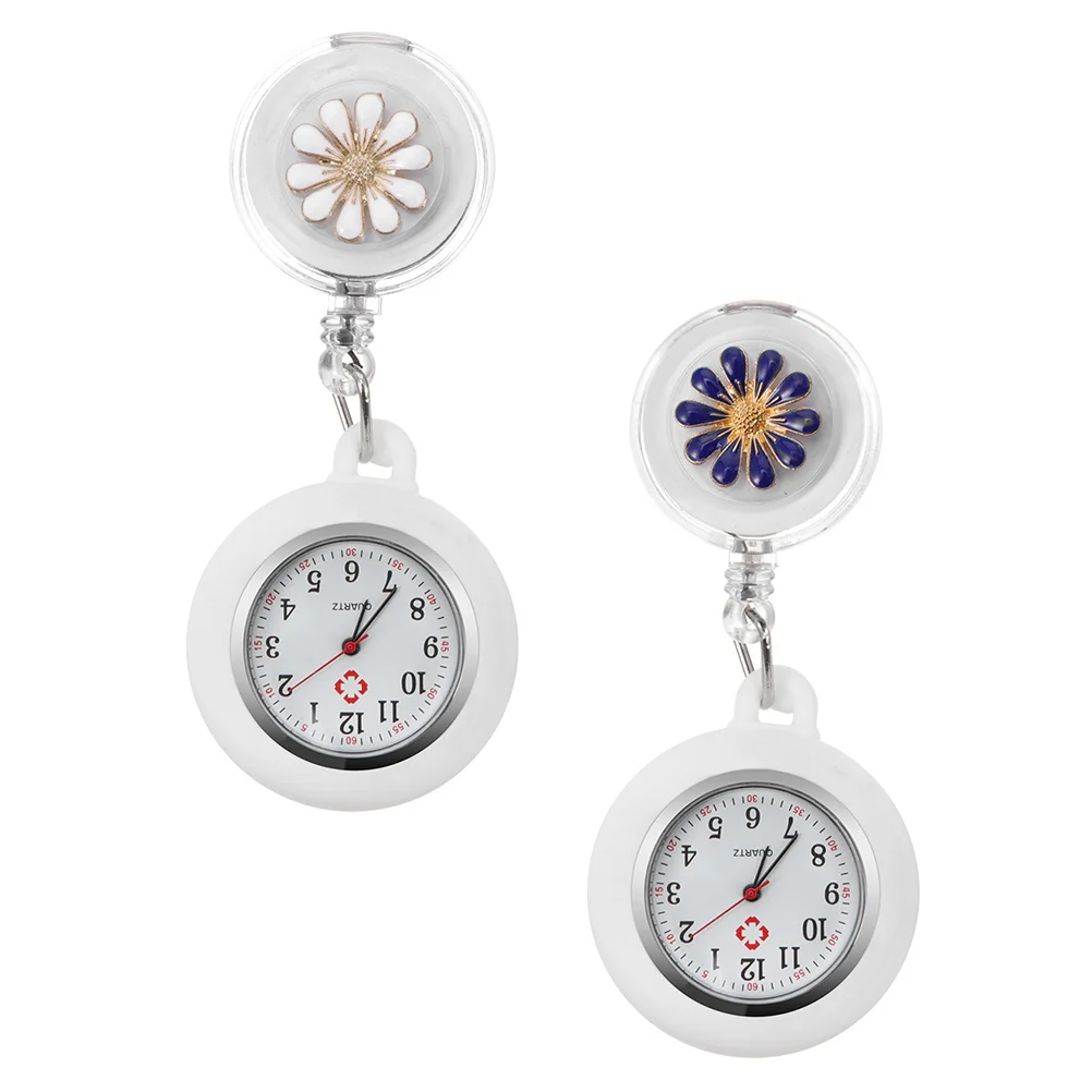 2 Pcs Chest Watch Nursing Accessories Pocket for Nurses Clip-on Paramedics Hanging Retractable Pendant Fob Medical
2 Pcs Chest Watch Nursing Accessories Pocket for Nurses Clip-on Paramedics Hanging Retractable Pendant Fob Medical