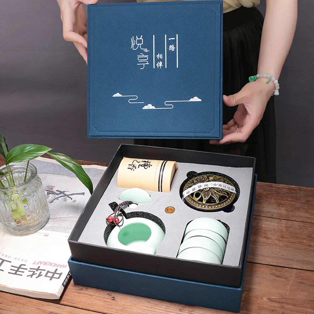 Exquisite Ceramic Tea Cup Set Portable Travel KungFu Tea Ceremony Set For Coffee Afternoon Tea 
Exquisite Ceramic Tea Cup Set Portable Travel KungFu Tea Ceremony Set For Coffee Afternoon Tea