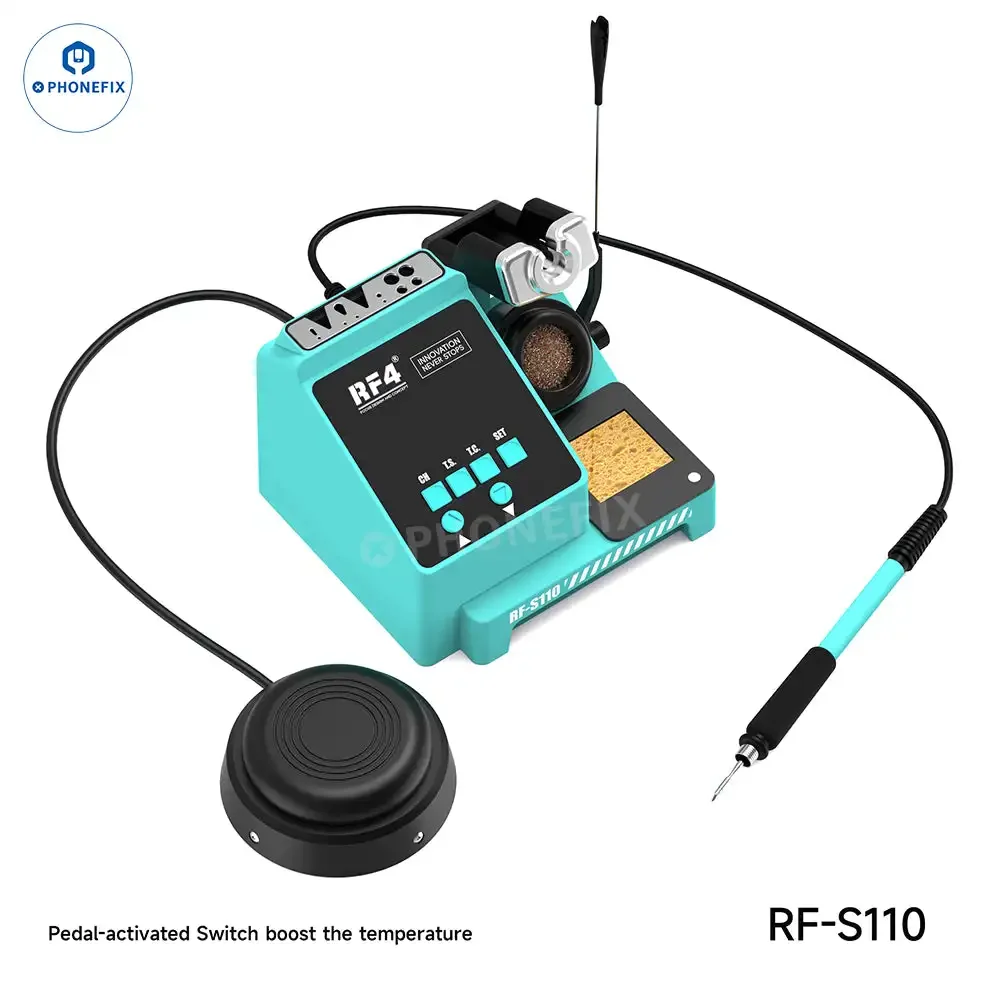 RF4 Intelligent Soldering Station for Mobile Phone Tablet Repair Motherboard PCB IC Wire Welding Repair Soldering Station Tool
RF4 Intelligent Soldering Station for Mobile Phone Tablet Repair Motherboard PCB IC Wire Welding Repair Soldering Station Tool