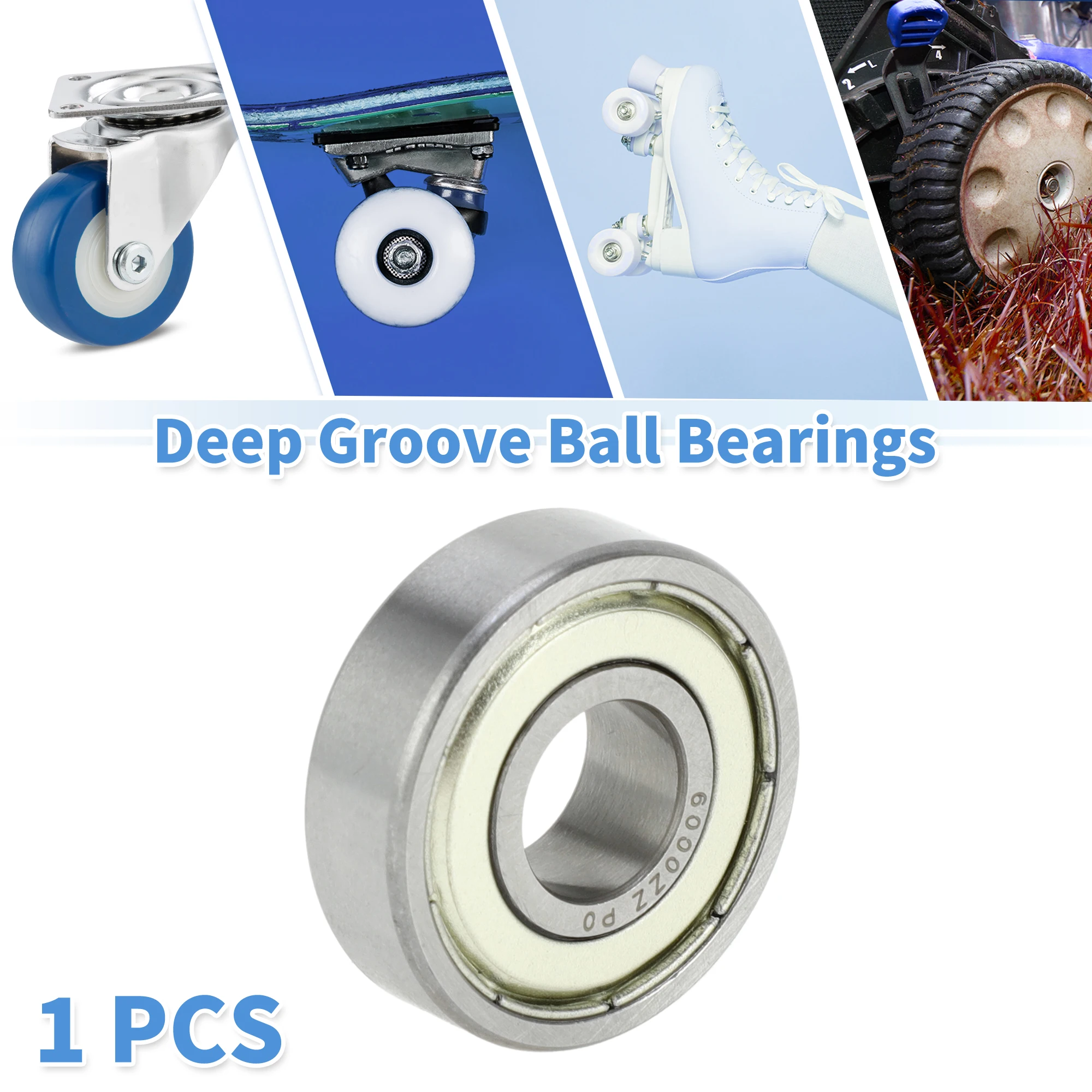 Motoforti 6000ZZ Deep Groove Ball Bearings P0 10x26x8mm Lubricated Bearings Double Metal Seal Scooter Skateboard Wheel
Motoforti 6000ZZ Deep Groove Ball Bearings P0 10x26x8mm Lubricated Bearings Double Metal Seal Scooter Skateboard Wheel