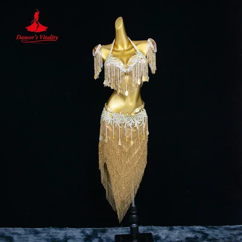 Костюм для танцев BellyDance для женщин, индивидуальный комплект для выступлений с кисточками для взрослых и детей, одежда для соревнований по восточным танцам
Костюм для танцев BellyDance для женщин, индивидуальный комплект для выступлений с кисточками для взрослых и детей, одежда для соревнований по восточным танцам