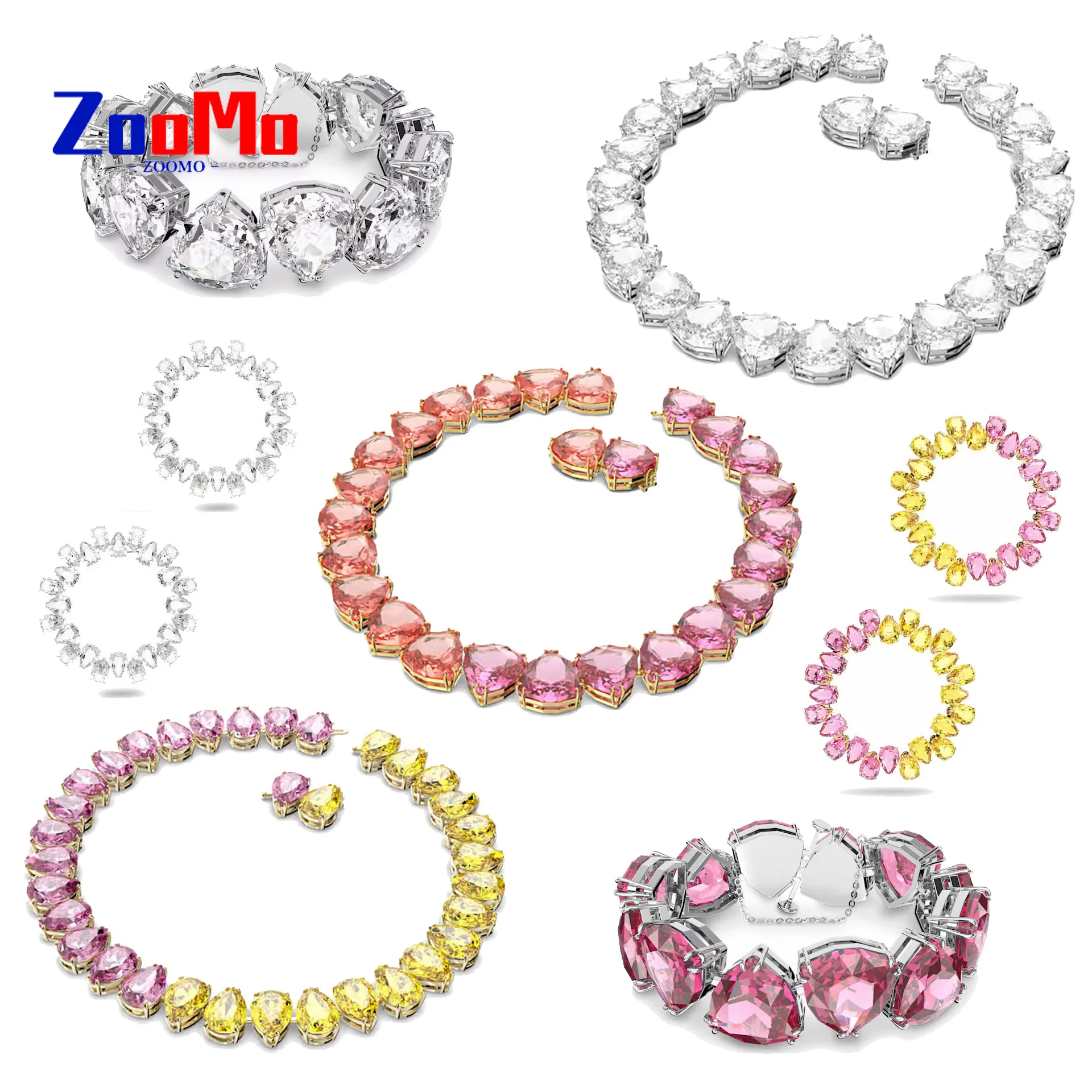 Original 2026 New White Crystal Water Droplets Necklace for Women Charms Bracelet Light Luxury Earrings Ring Fine Jewelry Set
Original 2026 New White Crystal Water Droplets Necklace for Women Charms Bracelet Light Luxury Earrings Ring Fine Jewelry Set