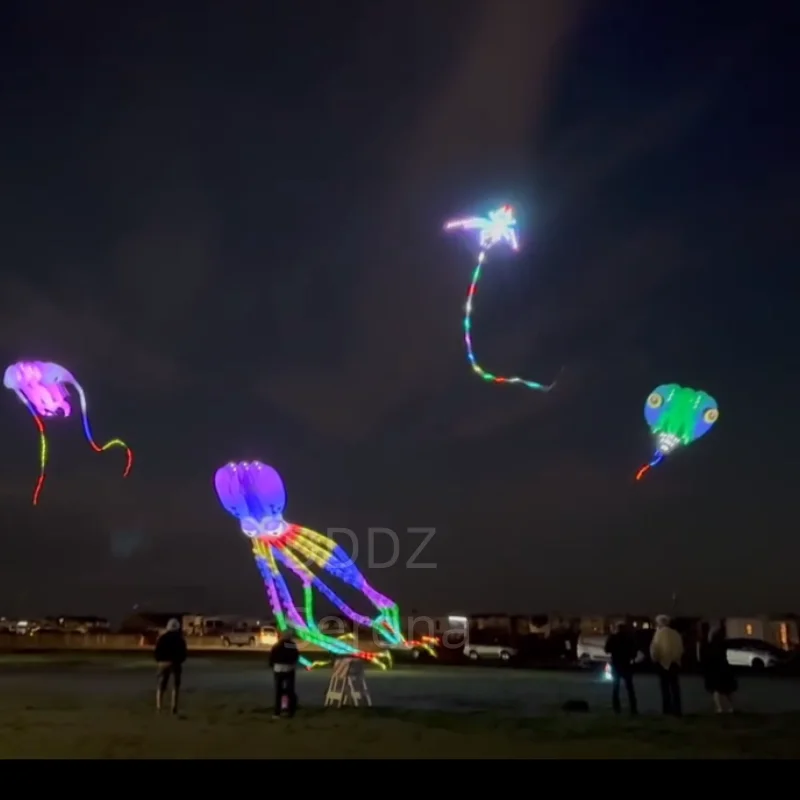LED tadpole 8 square MLS brand lifter kite pilot flat tail show kite 30D Ripstop Nylon inflatable with remote control DDDZ
LED tadpole 8 square MLS brand lifter kite pilot flat tail show kite 30D Ripstop Nylon inflatable with remote control DDDZ