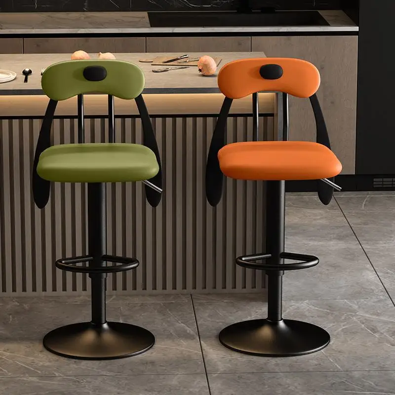 Adjustable Swivel Bar Stool Counter Height Backrest Upholstered PU Leather Metal Frame Kitchen Island Bar Chair Counter Stool
Adjustable Swivel Bar Stool Counter Height Backrest Upholstered PU Leather Metal Frame Kitchen Island Bar Chair Counter Stool