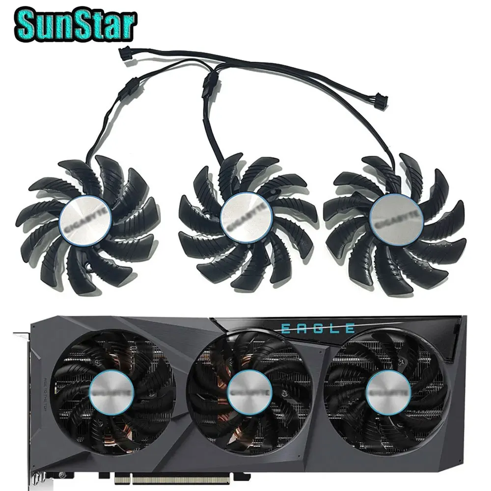 New Video card Cooling Fan,For Gigabyte RTX 3060 3060Ti,RTX 3070 3070Ti、Gigabyte RX 6800 6800XT、RX 6900 Graphics Card
New Video card Cooling Fan,For Gigabyte RTX 3060 3060Ti,RTX 3070 3070Ti、Gigabyte RX 6800 6800XT、RX 6900 Graphics Card