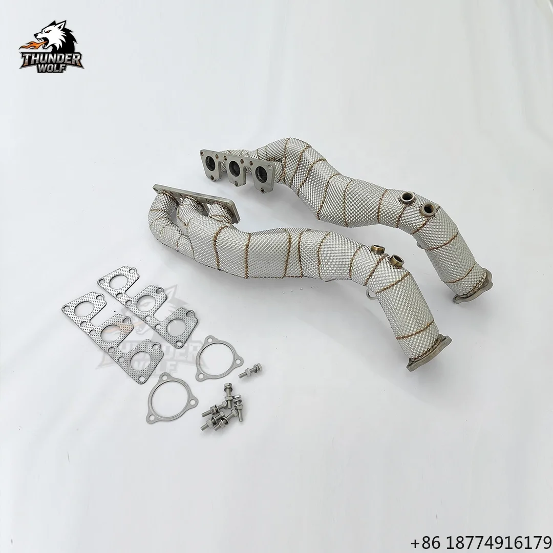 Perfect Fit Double-Layer Heat Wrap With Quartz Wool Header Exhaust Pipe for S4 S5 S6 S7 3.0T C7 B8
Perfect Fit Double-Layer Heat Wrap With Quartz Wool Header Exhaust Pipe for S4 S5 S6 S7 3.0T C7 B8