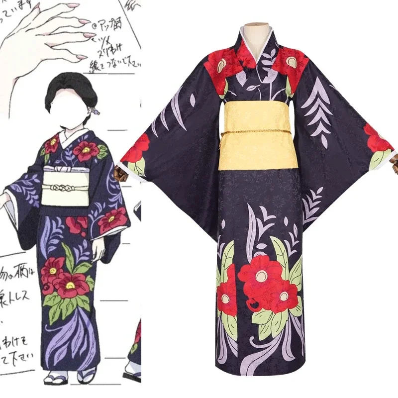 Anime Demonn Slayer Cosplay Costume Doctor Tamayo Kimono Yukata Cos Outfits for Women Halloween Carnival Party Stage Performance 
Anime Demonn Slayer Cosplay Costume Doctor Tamayo Kimono Yukata Cos Outfits for Women Halloween Carnival Party Stage Performance