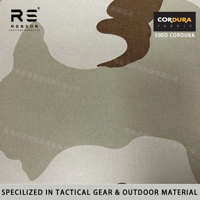 500D Nylon Oxford Desert Camouflage Tactical Fabric 3 Colors Available for Bag Vest Making Hot Sale in Stock
500D Nylon Oxford Desert Camouflage Tactical Fabric 3 Colors Available for Bag Vest Making Hot Sale in Stock