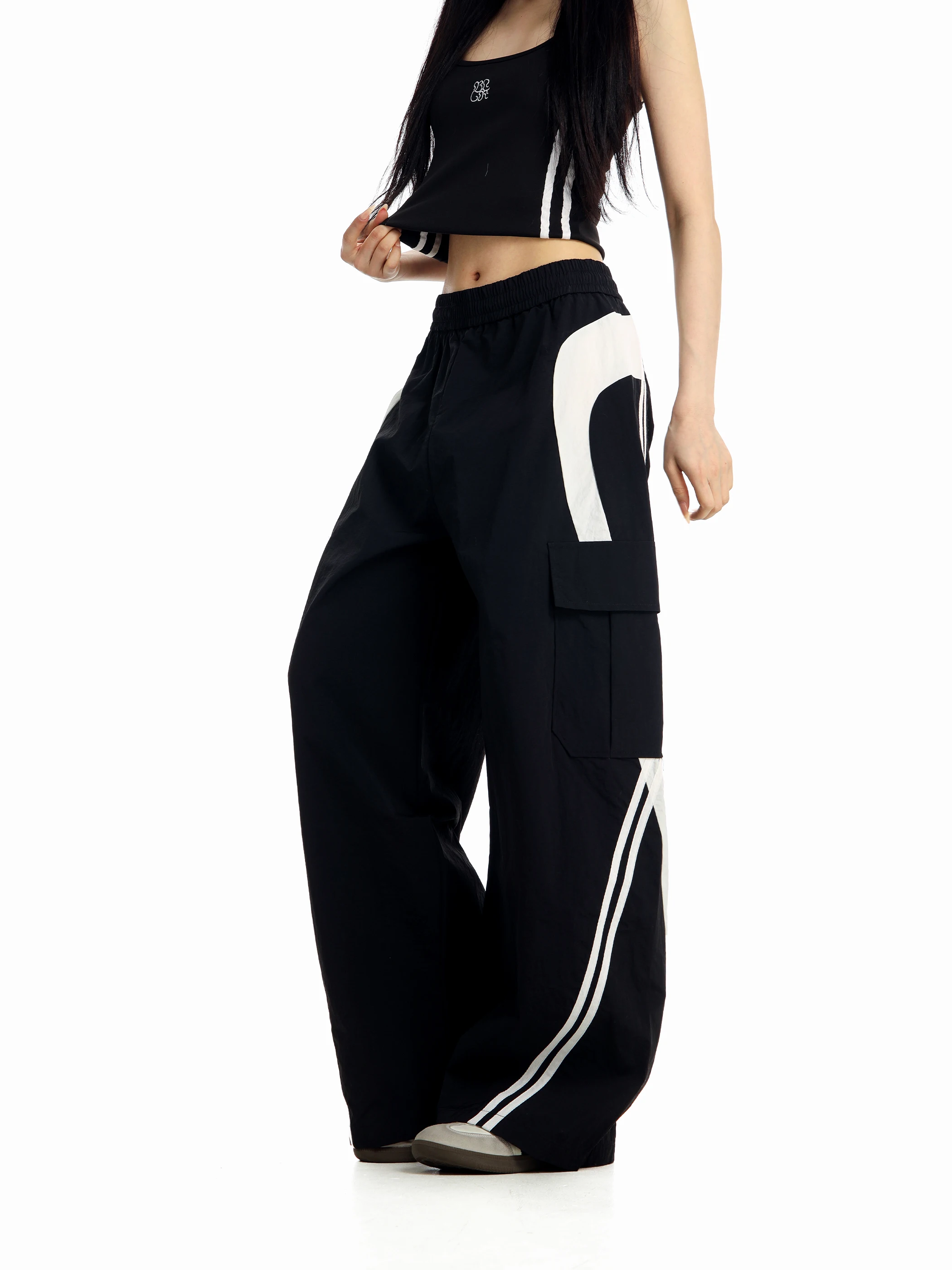 Vintage Striped Loose Wide Leg Casual Pants Jazz Dancing Women's Style Comfortable Lazy Fashion City Walk Polyester Material
Vintage Striped Loose Wide Leg Casual Pants Jazz Dancing Women's Style Comfortable Lazy Fashion City Walk Polyester Material