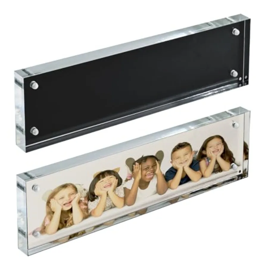 104664-BLK-2PK Acrylic Block with Metal Back Plate 3" X 11" 2-Pack
104664-BLK-2PK Acrylic Block with Metal Back Plate 3" X 11" 2-Pack