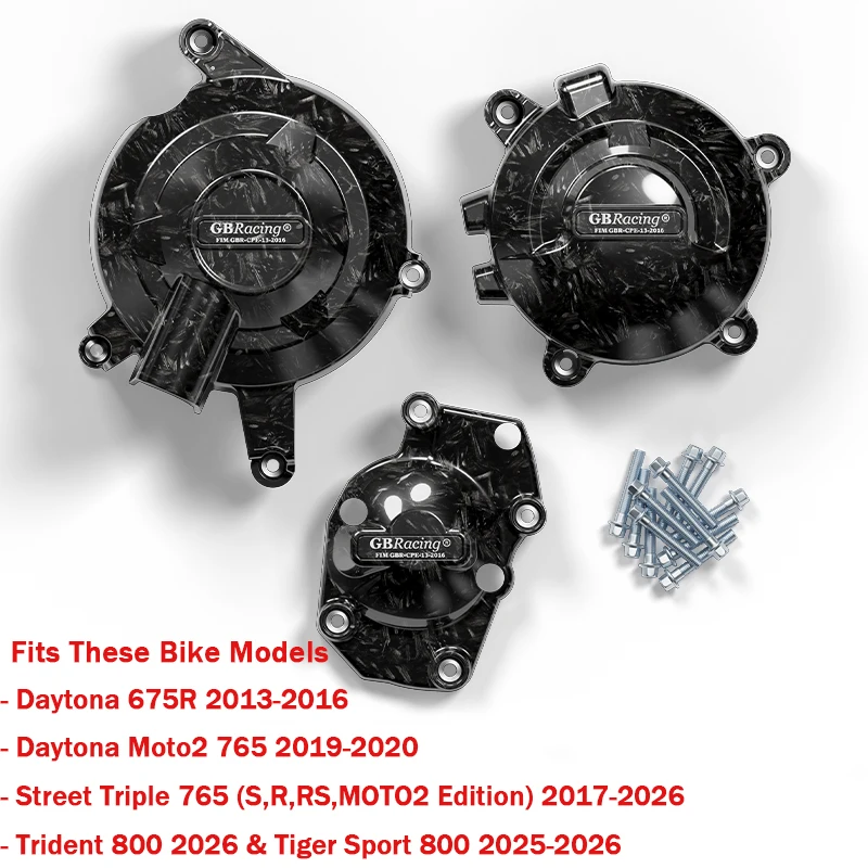 Trident 800 2026 Motorcycle Accessories Engine Guard Street Triple 765 (S,R,RS,MOTO2 Edition) 2017-2026 Engine Protective Cover
Trident 800 2026 Motorcycle Accessories Engine Guard Street Triple 765 (S,R,RS,MOTO2 Edition) 2017-2026 Engine Protective Cover