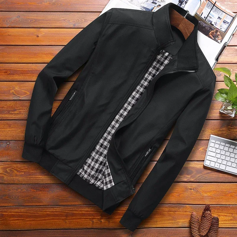 Solid Color Jackets Stand Collar Men Business Jacket Brand New Men Spring Jacket Coats Casual Windbreaker For Men
Solid Color Jackets Stand Collar Men Business Jacket Brand New Men Spring Jacket Coats Casual Windbreaker For Men
