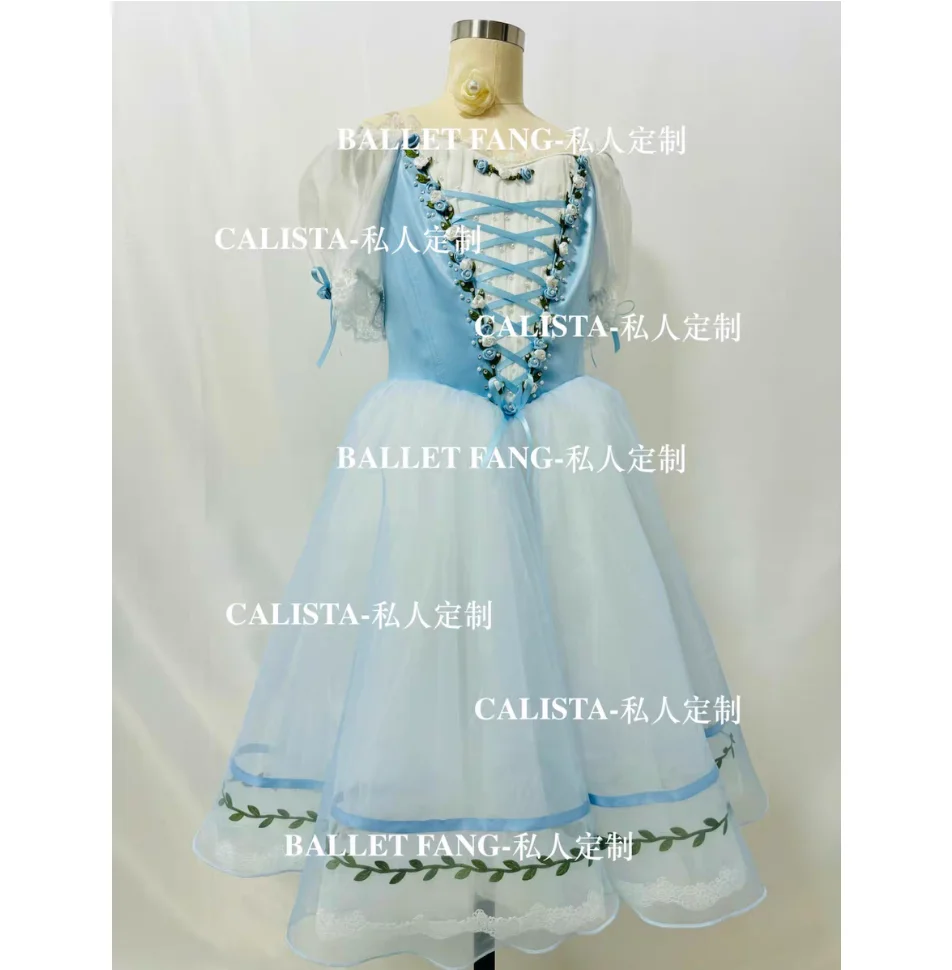 Giselle ballet dress, Farmer's variations, long chiffon dress, private custom-made blue imitation pearl embroidered flower puffy
Giselle ballet dress, Farmer's variations, long chiffon dress, private custom-made blue imitation pearl embroidered flower puffy