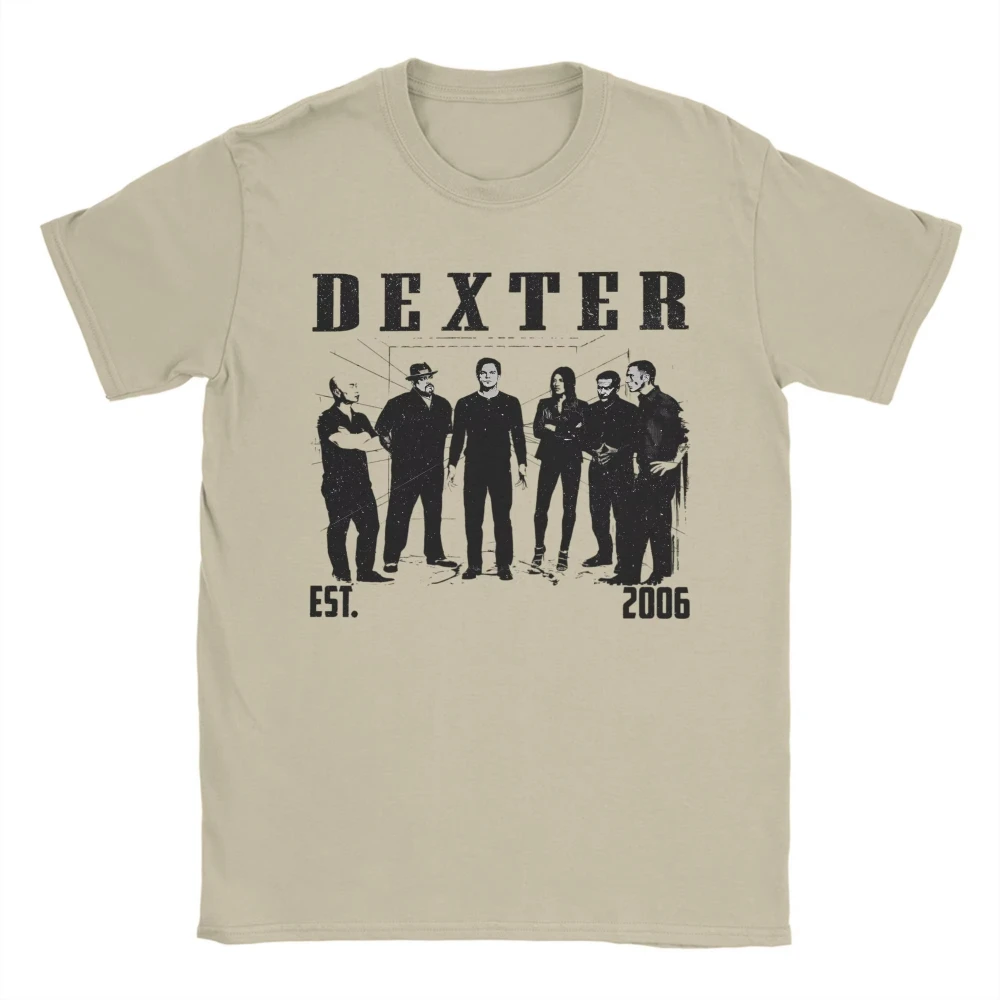 Dexter Morgan Printed T-Shirts for Men Women Vintage Cotton Tee Shirt Round Collar Short Sleeve Couple T Shirts Gift Clothes
Dexter Morgan Printed T-Shirts for Men Women Vintage Cotton Tee Shirt Round Collar Short Sleeve Couple T Shirts Gift Clothes