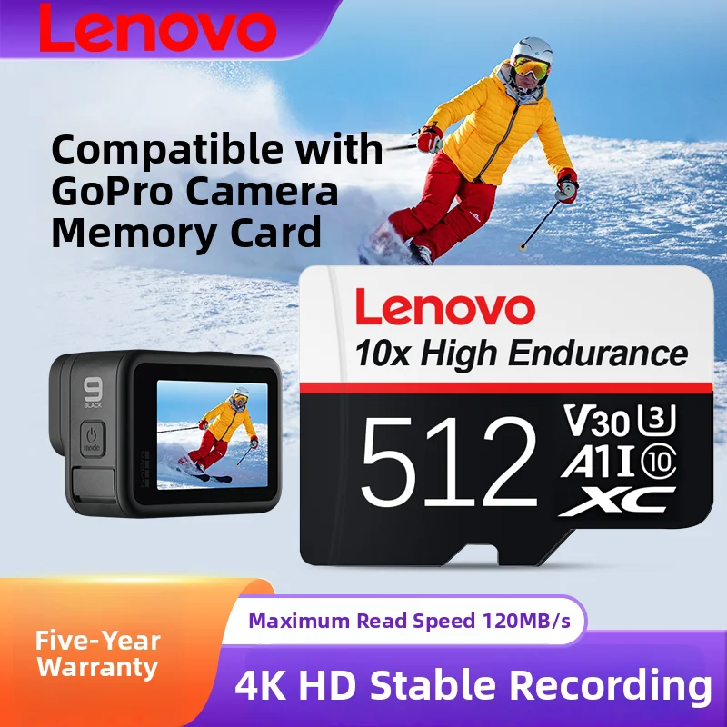 Lenovo Original 128GB A2 Micro TF/SD Card High Speed Memory Card 512GB 256GB Micro TF/SD U3 TF Flash Card for Xiaomi Phone
Lenovo Original 128GB A2 Micro TF/SD Card High Speed Memory Card 512GB 256GB Micro TF/SD U3 TF Flash Card for Xiaomi Phone