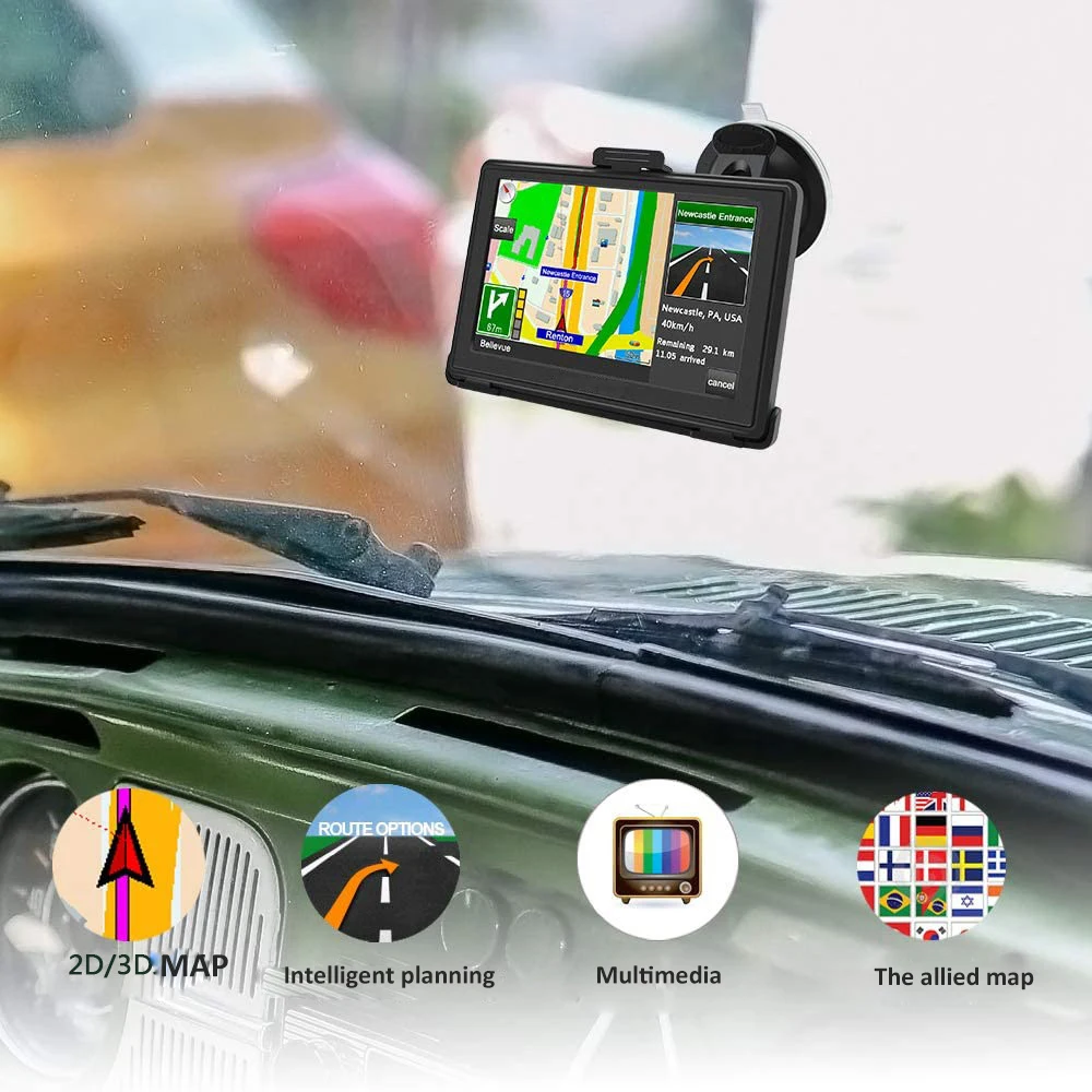 Car Automotive GPS Navigation 5 Inch 8G RAM 32-256MB Truck GPS Navigators With Rear Camera
Car Automotive GPS Navigation 5 Inch 8G RAM 32-256MB Truck GPS Navigators With Rear Camera