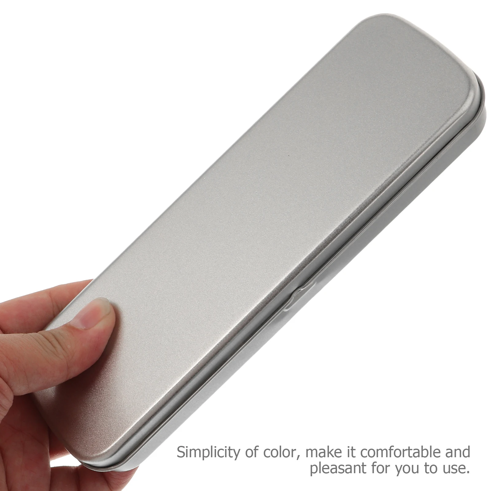 2pcs Metal Pencil Box Silver Gray Tinplate Case with Window for Pens Erasers Pencil Boxes For School Bulk School Supplies
2pcs Metal Pencil Box Silver Gray Tinplate Case with Window for Pens Erasers Pencil Boxes For School Bulk School Supplies