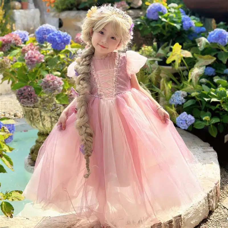 Lepi Long Hair Princess Dress Glowing Summer New Elsa Six One Gift Dress Girls Knitted Fabric Short Sleeve Cute Style
Lepi Long Hair Princess Dress Glowing Summer New Elsa Six One Gift Dress Girls Knitted Fabric Short Sleeve Cute Style