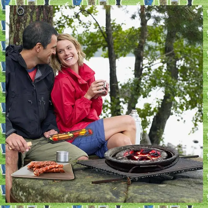 FTS 1 Pcs Grilling Basket Stainless Steel BBQ Barbeque Net BBQ Skewers Jumbo Shrimp BBQ Net Kabob Basket For Veggies
FTS 1 Pcs Grilling Basket Stainless Steel BBQ Barbeque Net BBQ Skewers Jumbo Shrimp BBQ Net Kabob Basket For Veggies