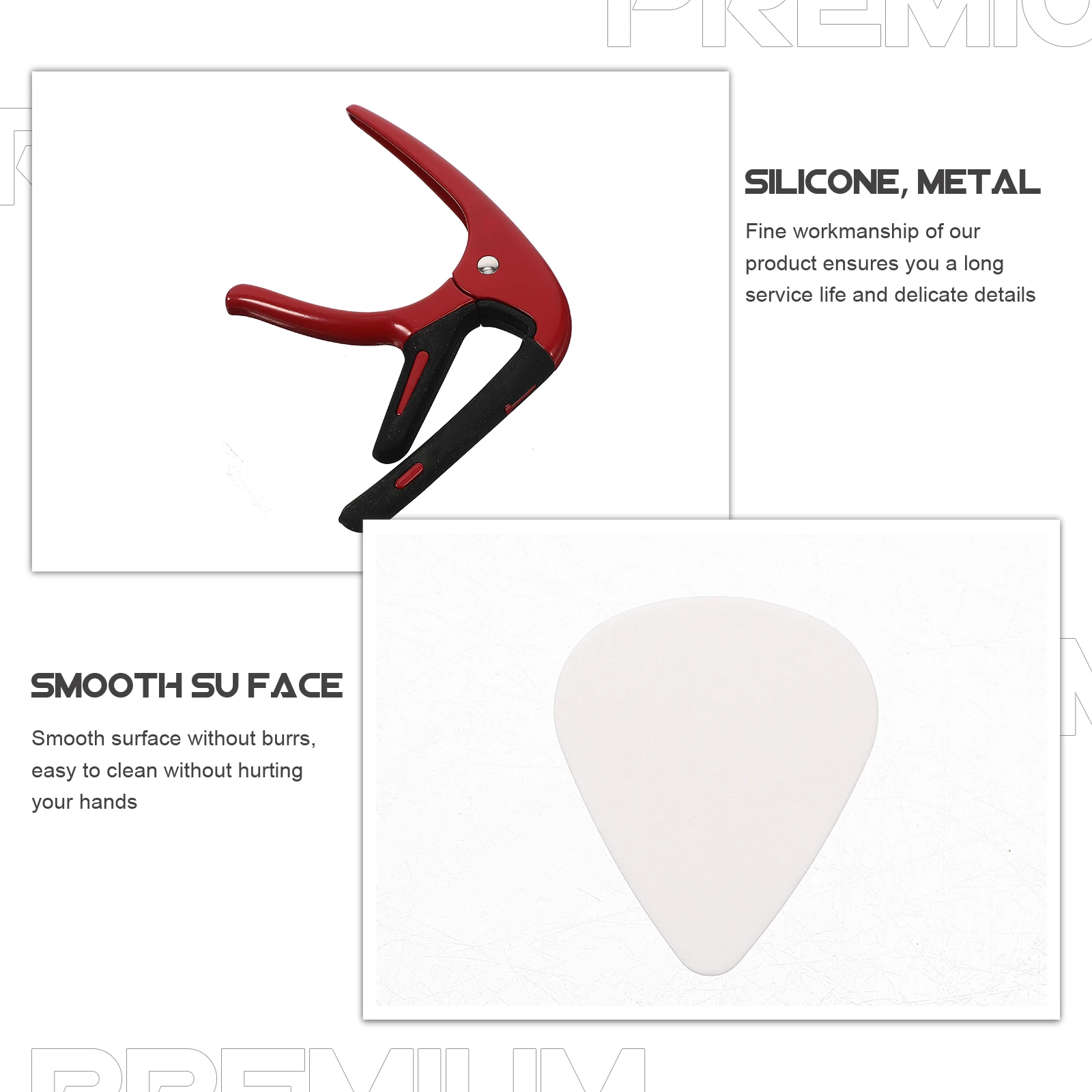 1 set Guitar Capo Metal Acoustic Electric Classical Folk Tuning Tool with Silicone Grip Picks Clamp Tone Modifier for Beginners
1 set Guitar Capo Metal Acoustic Electric Classical Folk Tuning Tool with Silicone Grip Picks Clamp Tone Modifier for Beginners