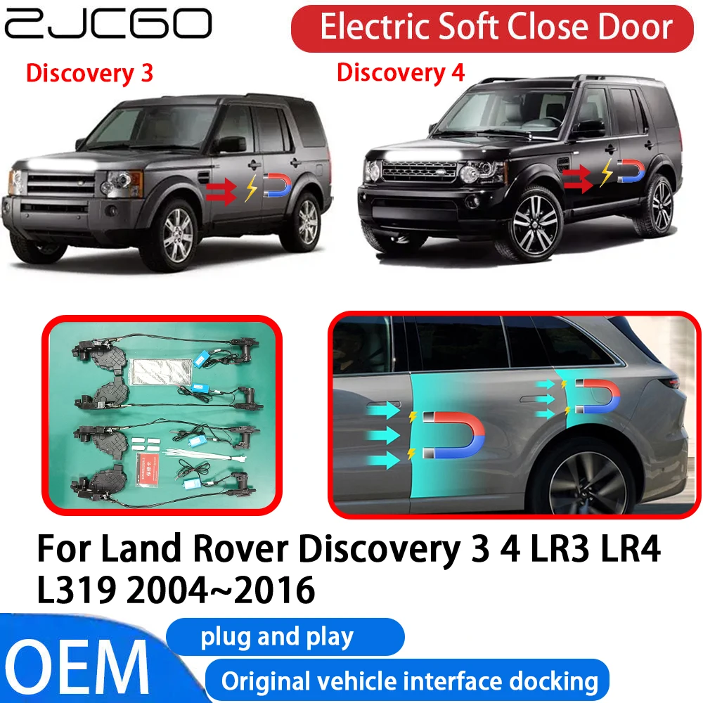 for Land Rover Discovery 3 4 LR3 LR4 L319 2004-2016 Car Automatic Electric Soft Close Door Closer System OEM Plug and Play
for Land Rover Discovery 3 4 LR3 LR4 L319 2004-2016 Car Automatic Electric Soft Close Door Closer System OEM Plug and Play