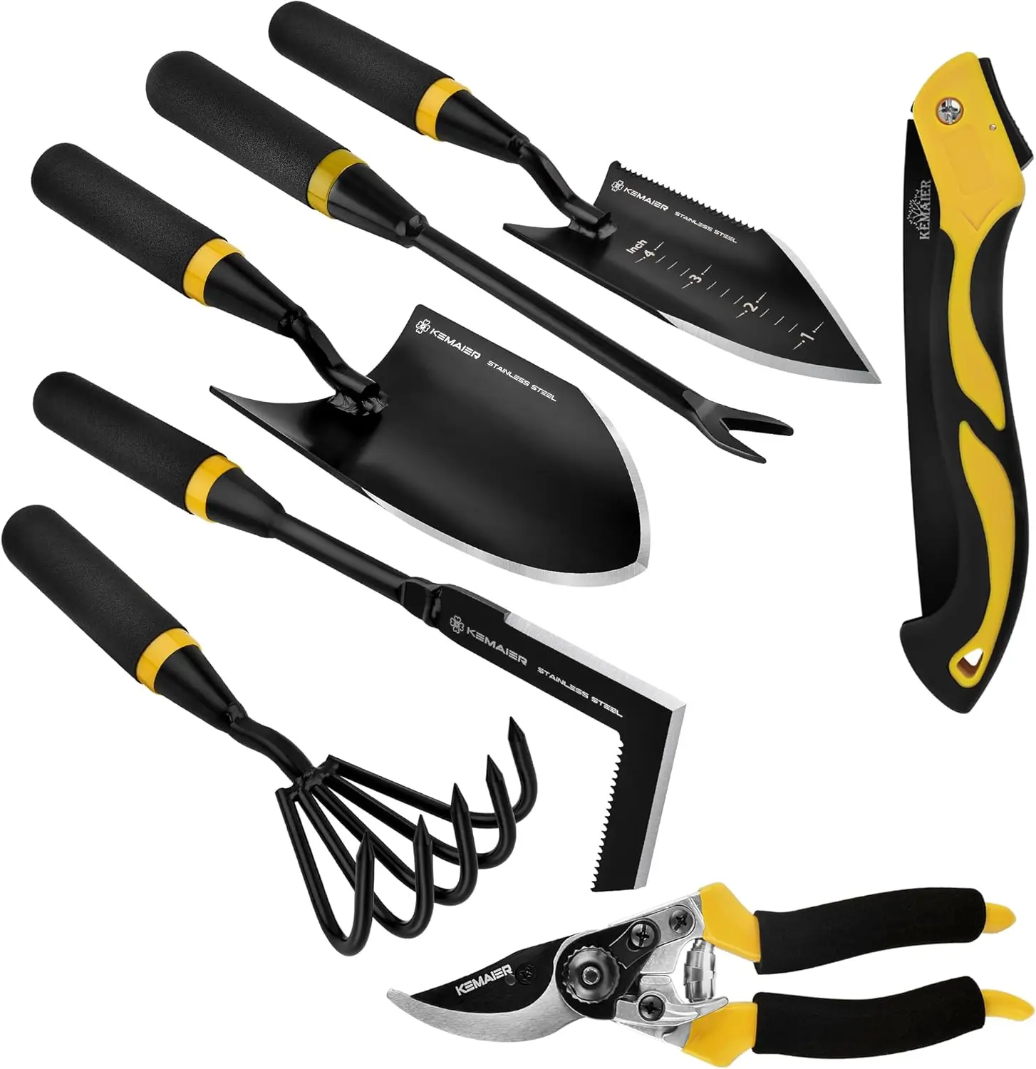 7-Piece Stainless Steel Gardening Tools Set with Toolbox, Heavy-Duty for Planting and Weeding, Ideal Gifts for Gardeners
7-Piece Stainless Steel Gardening Tools Set with Toolbox, Heavy-Duty for Planting and Weeding, Ideal Gifts for Gardeners